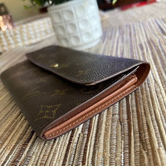 Louis Vuitton Monogram Sarah long wallet on chain VTG Super Clean! - Picture 6 of 13